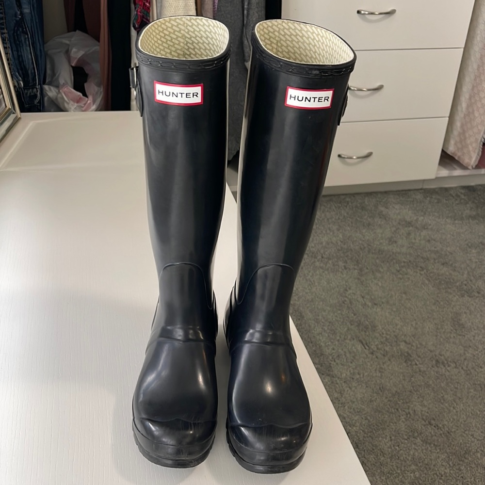 Women's Original Tall Hunter Rain Boots, black